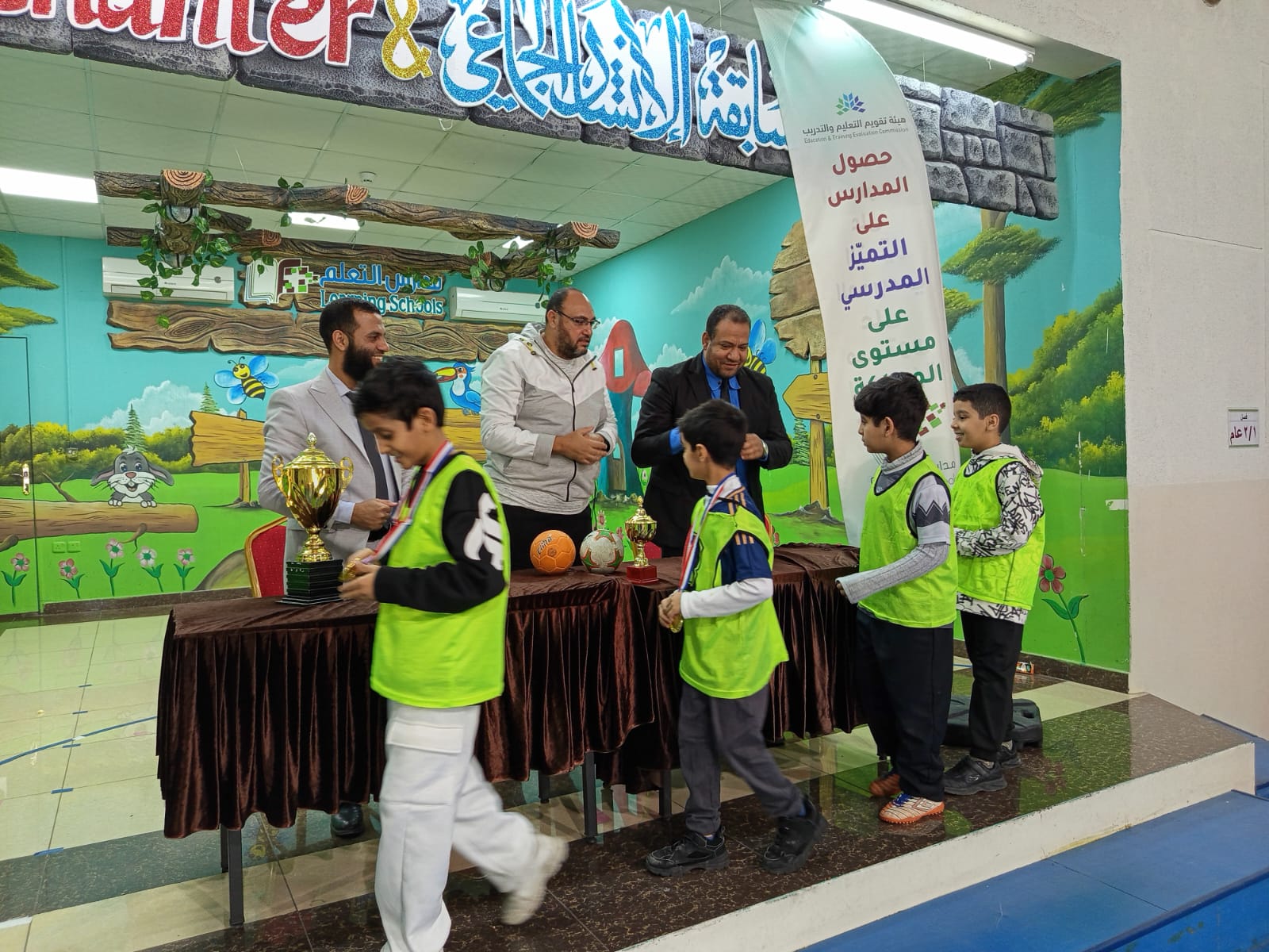 نهائى دورى كرة اليد ضمن احتفاء المدارس  بيوم التأسيس 1446 هـ